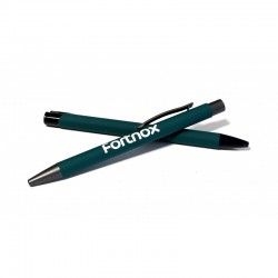 Lyxig gummerad penna