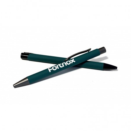 Lyxig gummerad penna